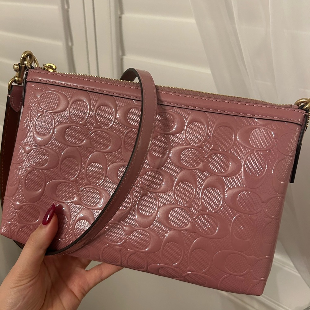 Coach Legacy Zip Top Crossbody in Signature Leather